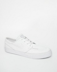 Кожаные кроссовки Nike SB Janoski 616490-110 - Белый