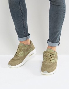 Зеленые кроссовки Nike Air Max 90 Ultra Breathe 898010-200 - Зеленый