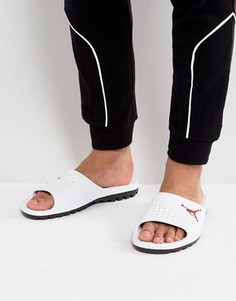 Белые шлепанцы Nike Jordan Super Fly Team 716985-102 - Белый