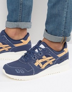 Синие кроссовки Asics Gel-Lyte III Veg Tan H7E2N 4971 - Синий