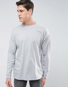 Oversize-лонгслив ASOS - Серый