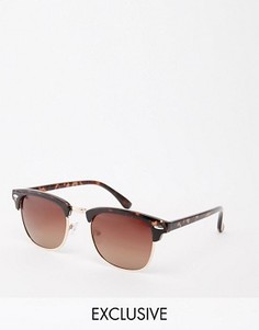 Солнцезащитные очки в стиле ретро D-Struct - Коричневый