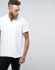 Рубашка классического кроя с лацканами ASOS White - Белый
