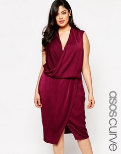 Платье миди ASOS CURVE WEDDING - Красный