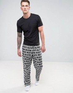 Тканые штаны для дома классического кроя Calvin Klein - Черный
