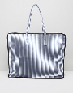 Oversize-сумка для белья в полоску ASOS HERO - Мульти