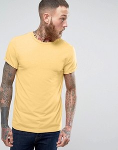 Футболка с круглым вырезом ASOS - Желтый