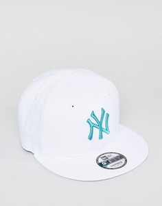 Бейсболка New Era 9Fifty NY Yankees - Белый