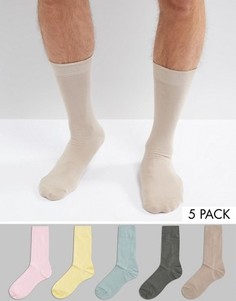 5 пар носков ASOS - Мульти