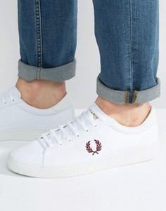 Парусиновые кроссовки Fred Perry Spencer - Белый