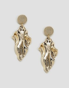 Массивные металлические серьги ограниченной серии - Золотой Asos