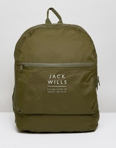 Нейлоновый рюкзак цвета хаки Jack Wills Benville - Зеленый