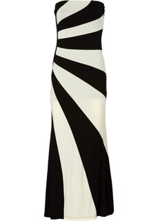 Платье (черный/кремовый) Bonprix