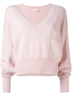 V-neck cropped sweater Chloé