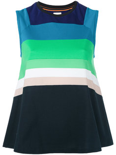 striped flared tank top Paul Smith