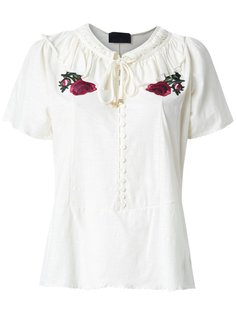 embroidered blouse Andrea Bogosian