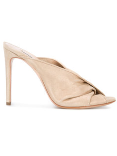 twisted strap evening mules Casadei