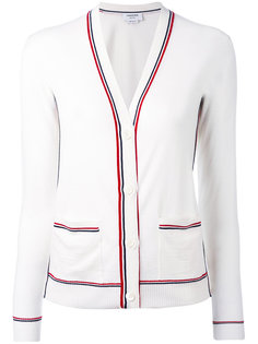 striped V-neck cardigan Thom Browne