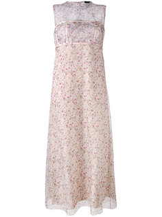 платье с цветочным узором Calvin Klein Collection
