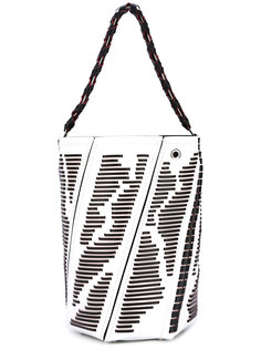 полосатая сумка-тоут Proenza Schouler