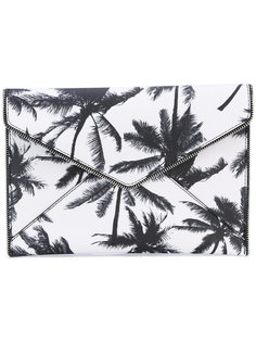 palm tree clutch bag Rebecca Minkoff