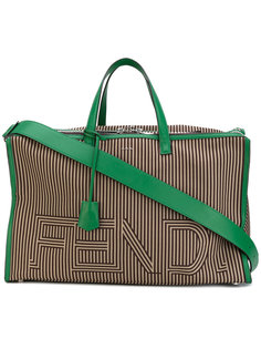 дорожная сумка в полоску Fendi