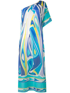 платье-шифт с одним рукавом Emilio Pucci