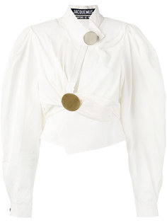 драпированная блузка с длинными рукавами Jacquemus