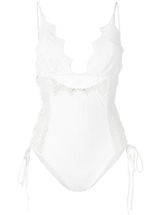 слитный купальнк со шнуровкой Ermanno Scervino