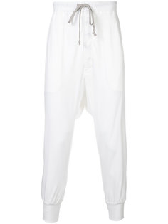 брюки Prisonner с заниженным шаговым швом Rick Owens DRKSHDW