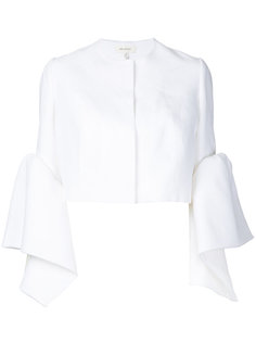 frilled cuffs cropped jacket Delpozo