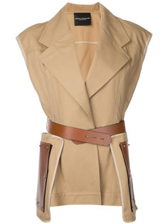 sleeveless fitted jacket Erika Cavallini