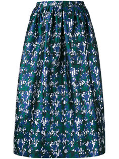 patterned full skirt Oscar de la Renta