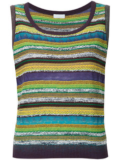 полосатый трикотажный топ Estnation