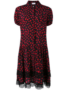 heart print shirt dress Red Valentino