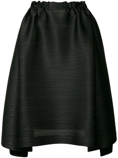 pleated texture asymmetric skirt Pleats Please By Issey Miyake