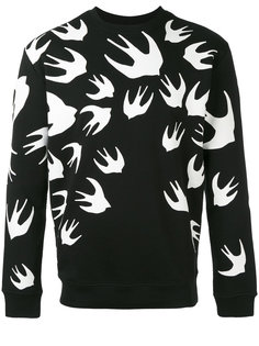 swallow print sweatshirt McQ Alexander McQueen