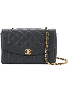 стеганая сумка через плечо на цепочке с логотипом СС Chanel Vintage