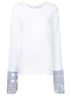 толстовка с полосатыми манжетами Water