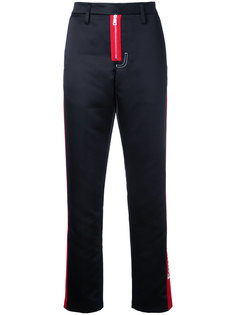 зауженные брюки с лампасами Brognano