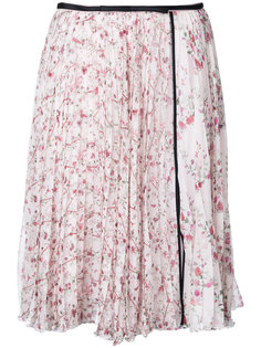 pleated floral skirt Giambattista Valli