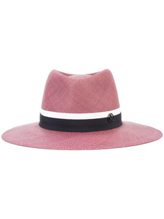 logo wide brim hat Maison Michel