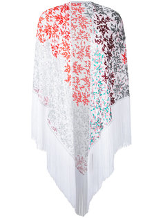 patterned tassel cape Missoni