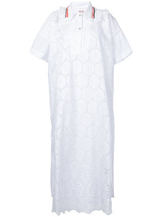 платье-рубашка с кружевными вставками Antonio Marras