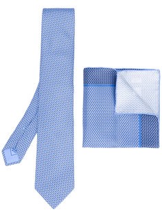 галстук с вышивкой Brioni
