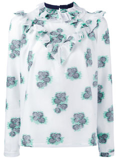 блузка с цветочным принтом Roseanna