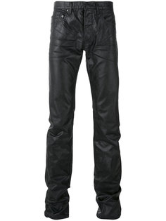 faux leather effect trousers Christian Dior Vintage