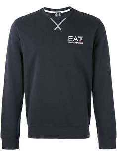 толстовка с принтом логотипа Ea7 Emporio Armani