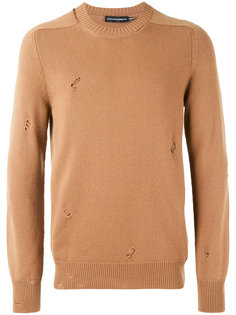 distressed jumper Alexander McQueen