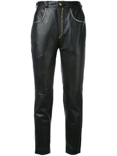 1980s studded trousers Versace Vintage